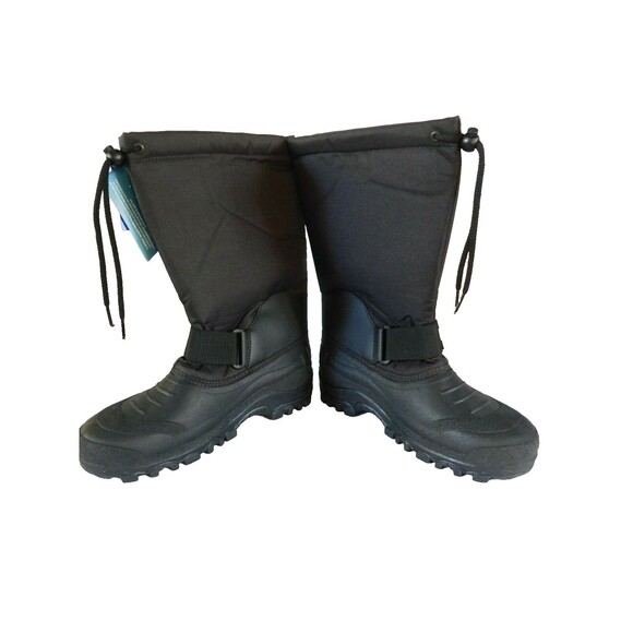 Tundra Boots Mountaineer Adjustable Pull On Snow Winter Boots Men\'s sz 12 Black